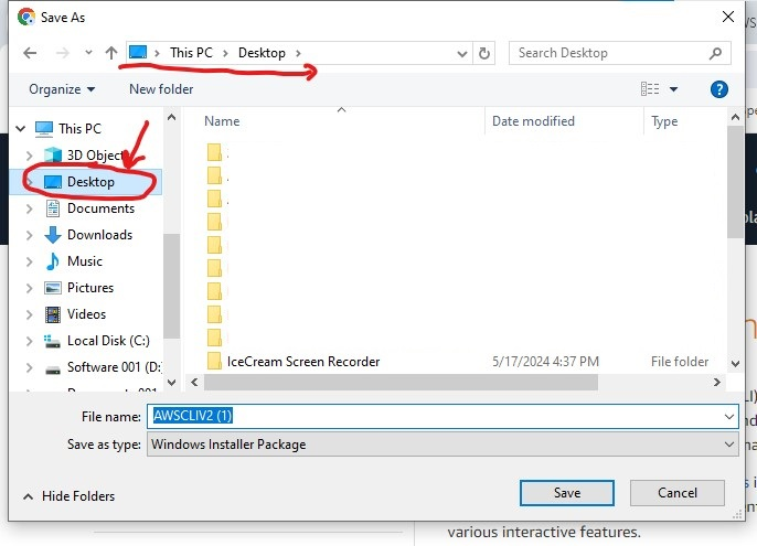 Changing the download storage location in your computer